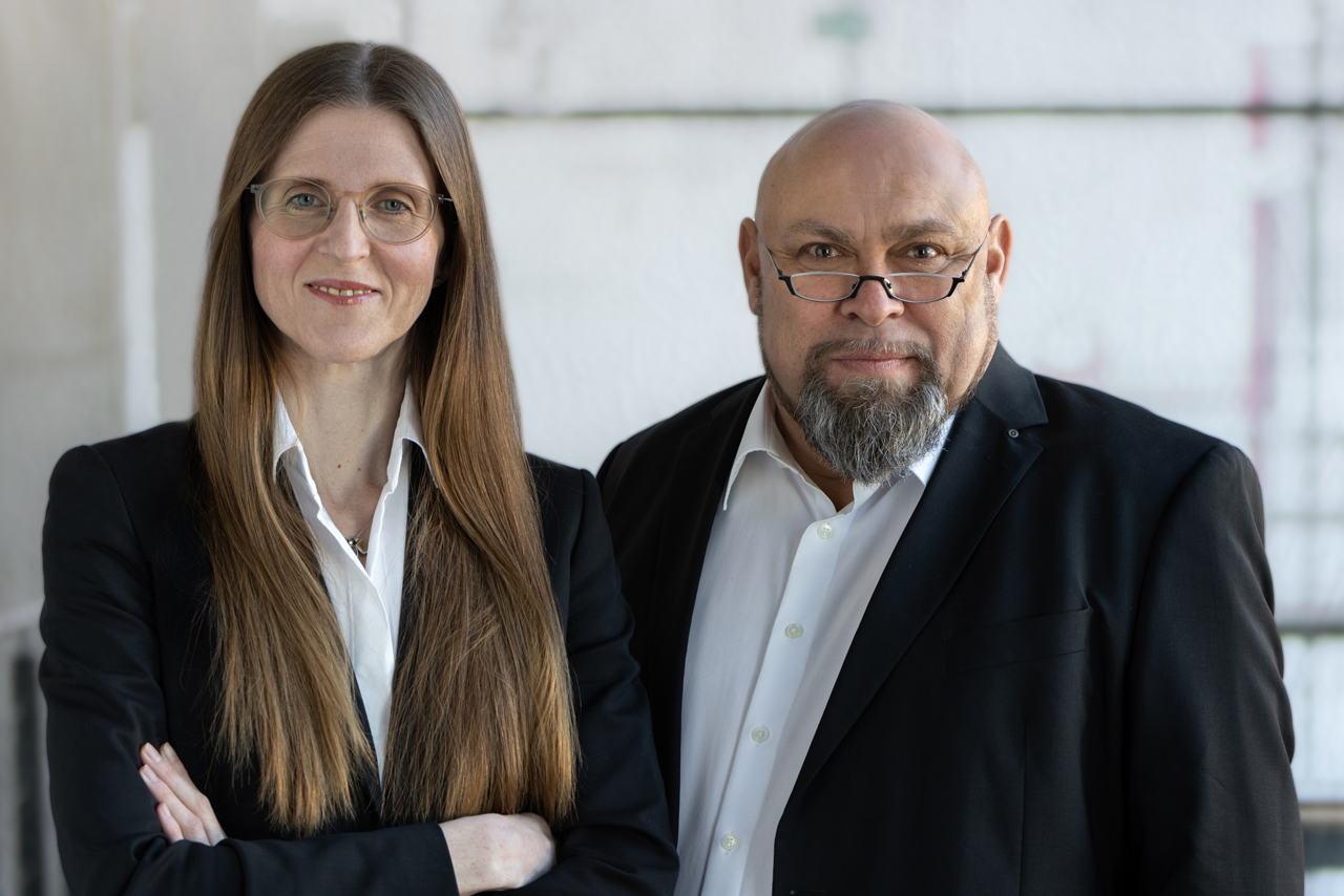 Anna O. Orlowa und Dr. Karl G. Mündlein, Geschäftsführung der Deutschen RechteKäufer GmbH