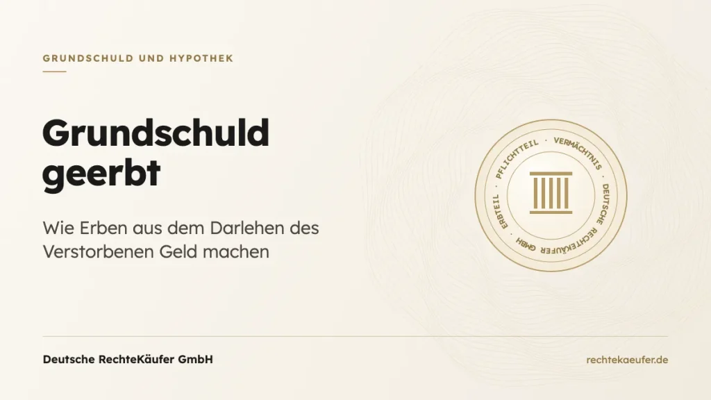Grundschuld geerbt: Wie Erben aus dem Darlehen des Verstorbenen Geld machen