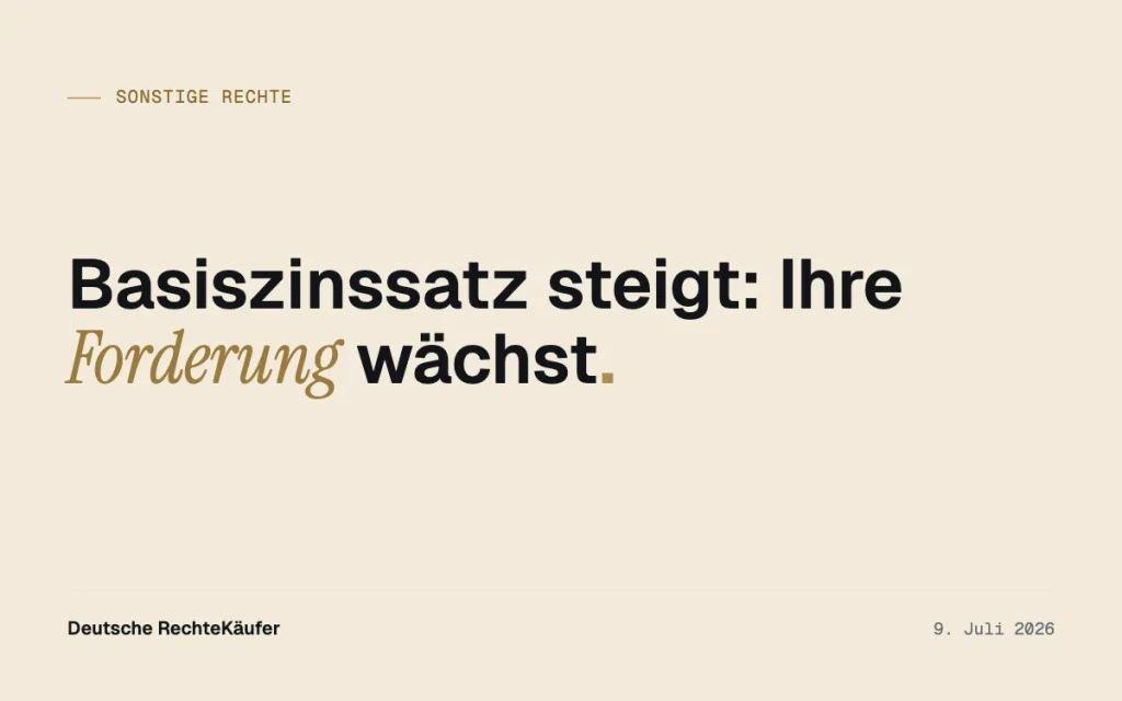 Basiszinssatz steigt: Mehr Verzugszinsen auf offene Erbansprüche