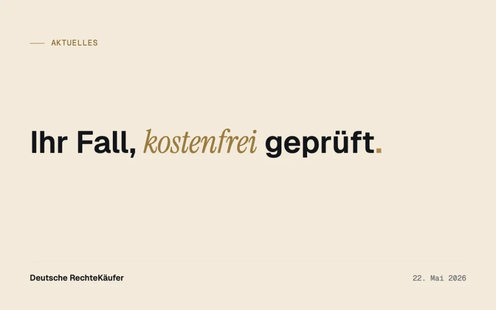 Kostenlose Online-Fallprüfung
