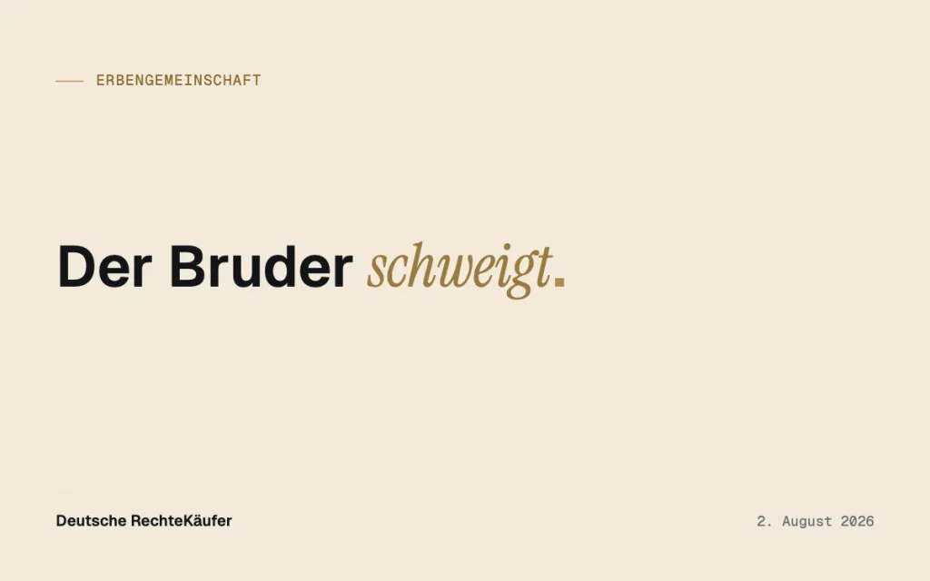 Miterbe reagiert nicht mehr? So beenden Sie das Warten